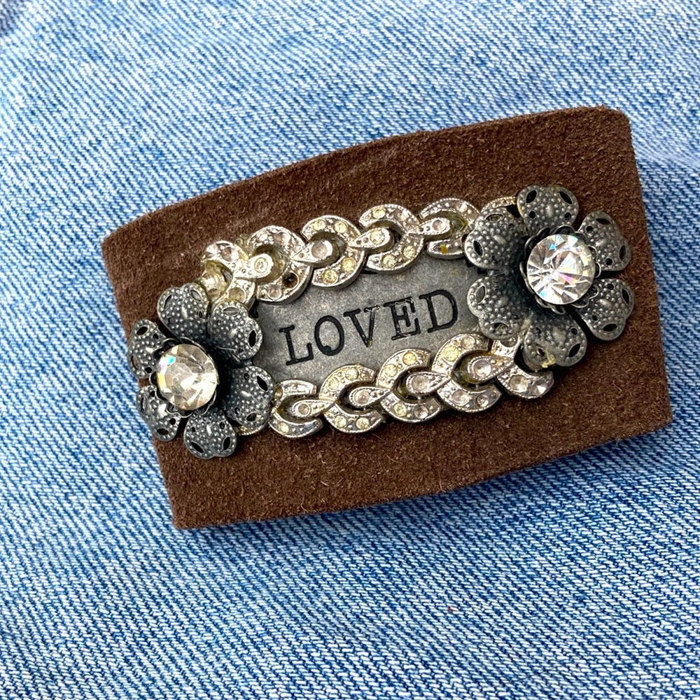 Leather Bracelet Loved 6.5”